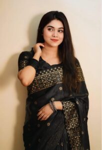 ডিজিটাল প্রিন্ট গ্রীন শাড়ি